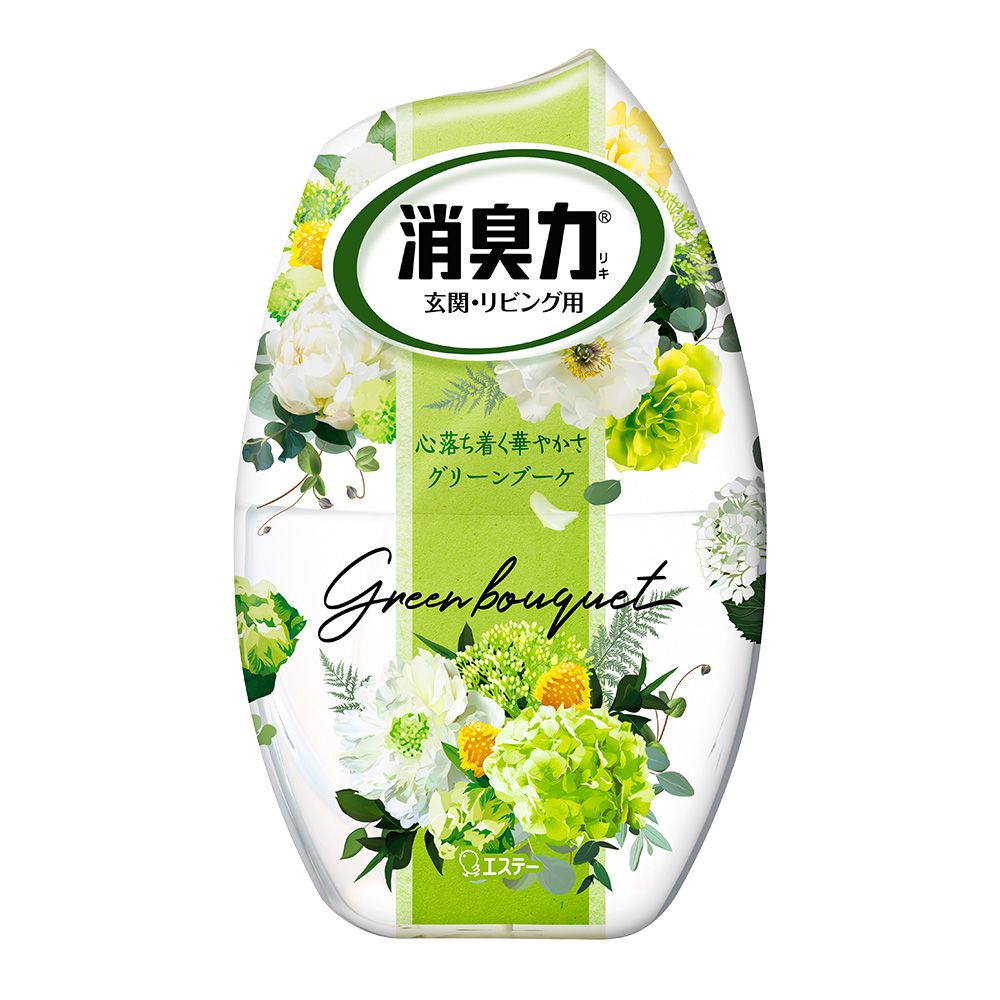 日本 ST 雞仔牌 - 部屋室內芳香 消臭力 香氛 芳香劑-綠花香-400ml