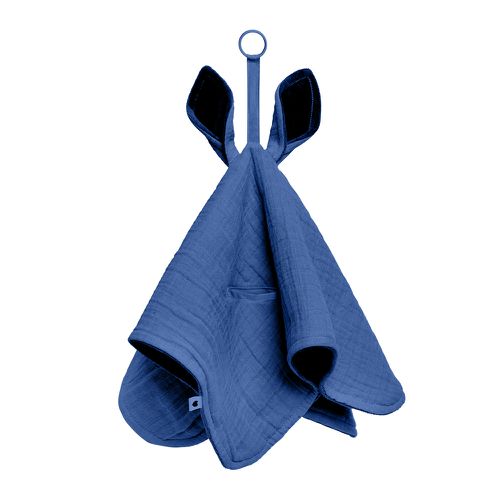 丹麥BIBS - Cuddle Cloth Kangaroo 袋鼠安撫巾-寶藍