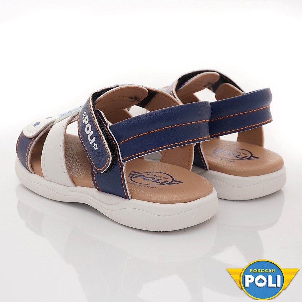 POLI 波力救援小英雄 - 台灣製-POLI波力寶寶涼鞋(寶寶段)-藍