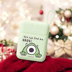 Disney 迪士尼 - 大眼仔 20W PD快充 雙線Q寶行動電源 10000mah-台灣公司貨