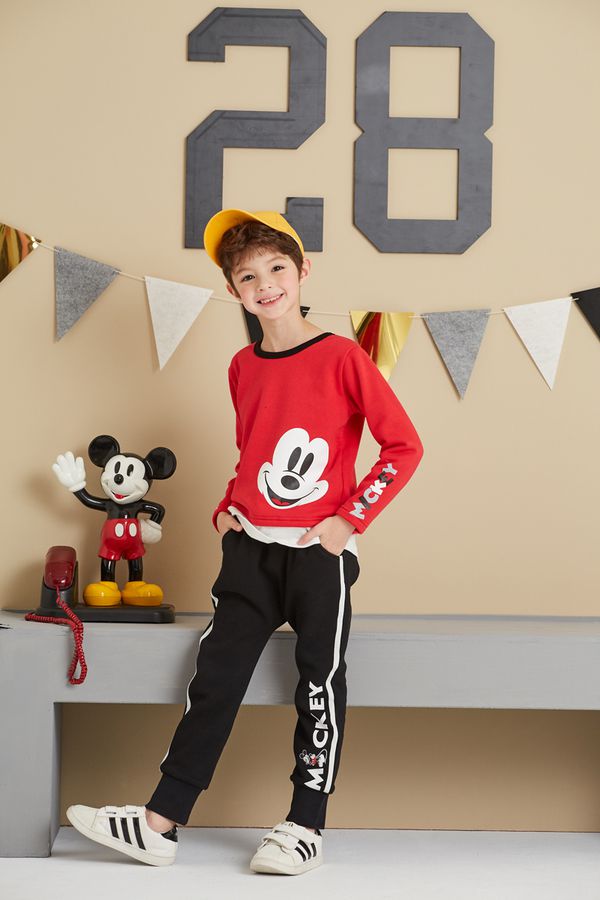 麗嬰房 Disney - 米奇系列滾條刷毛束-黑色