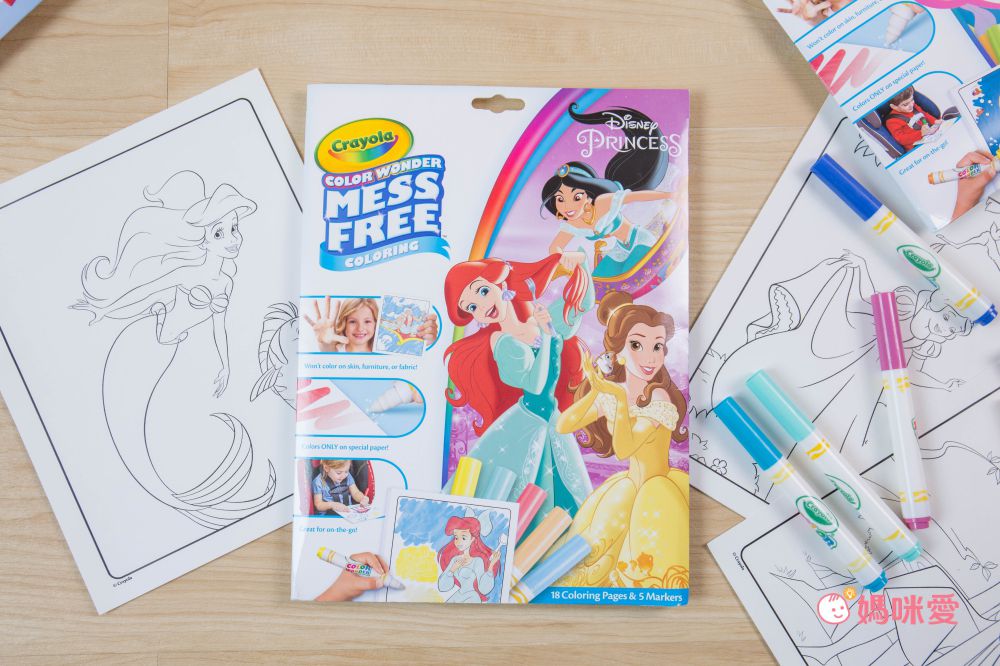 魔法顯色筆【Crayola 繪兒樂】神彩著色套組/著色本