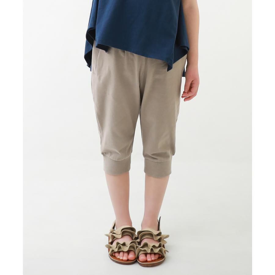 日本 devirock - 百搭舒適下擺束口七分褲-灰綠