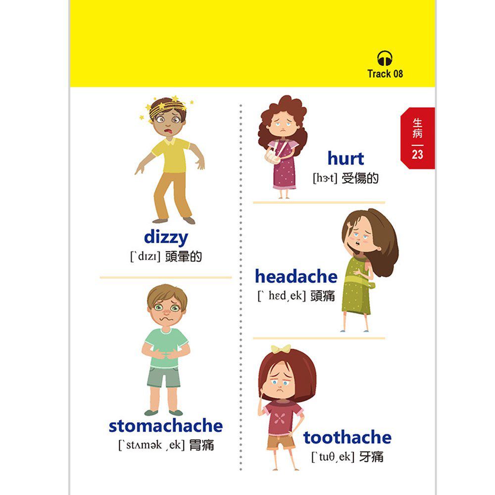 兒童常用英語500單字