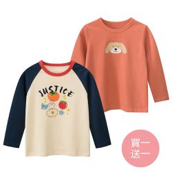 27home - [買一送一]限量純棉長袖上衣-萌趣系列
