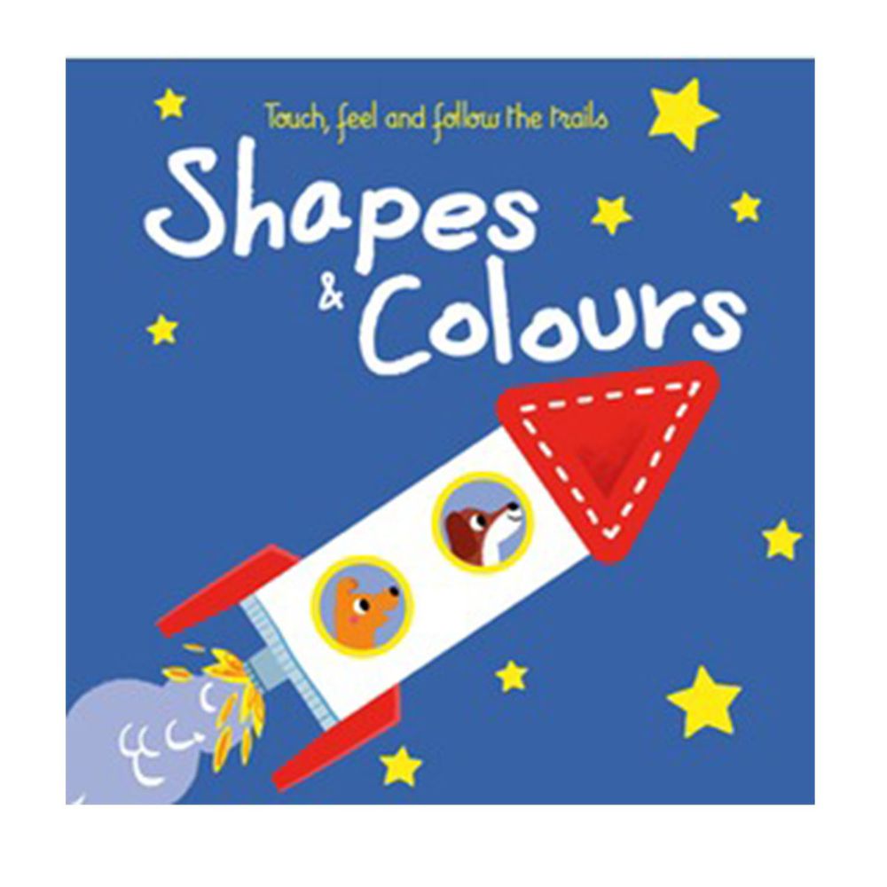 Kidschool - SHAPES AND COLORS: TOUCH, FEEL AND FOLLOW THE TRAILS 觸摸軌道書：顏色與形狀