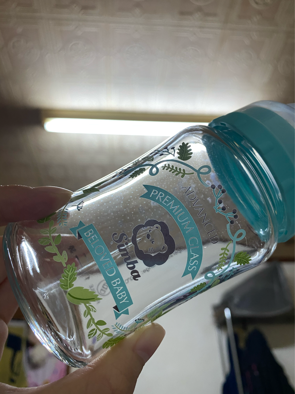 全新奶瓶烘乾完出現白點水漬