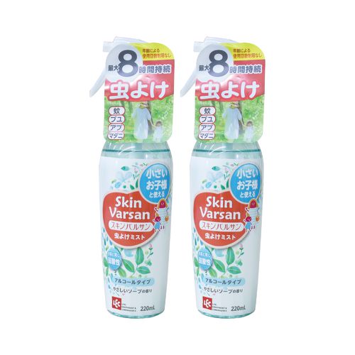 日本 Varsan - 日本製 長效防蚊噴液(可噴肌膚)(2入)-220ml