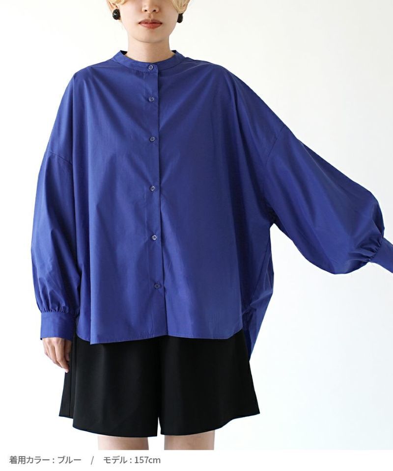 日本 zootie - 慵懶感後抽繩長袖襯衫-米杏