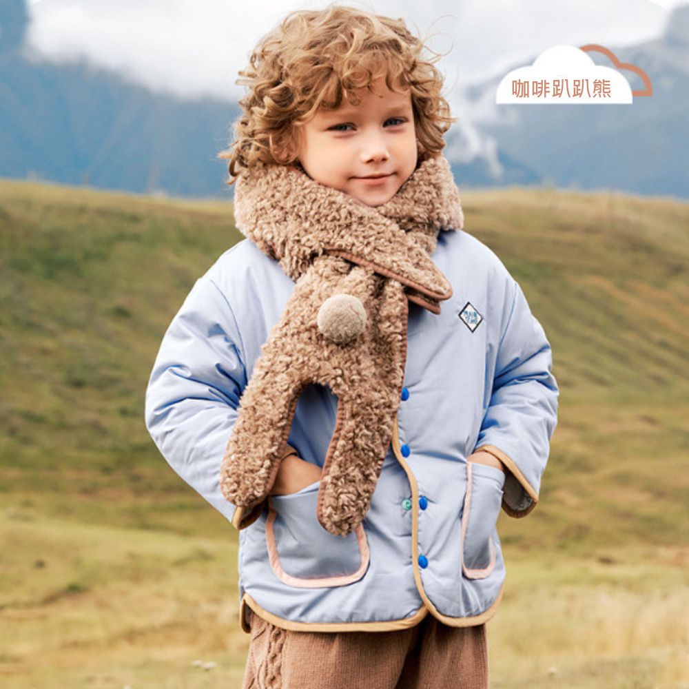 圈圈絨動物圍巾-均碼(144*13cm)