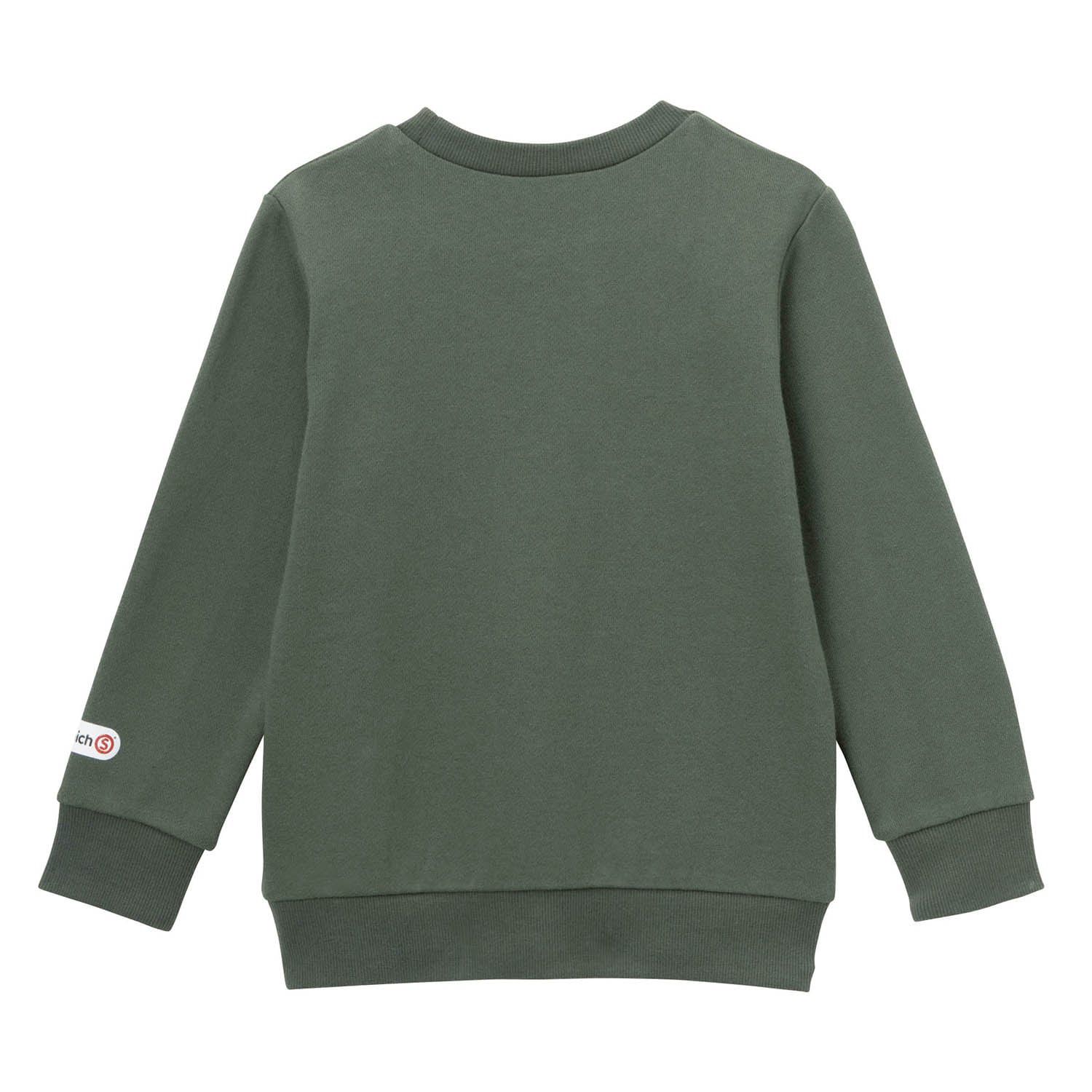 日本千趣會 - Schleich系列 圓領印花刷毛長袖上衣-魔獸大集合-深藍