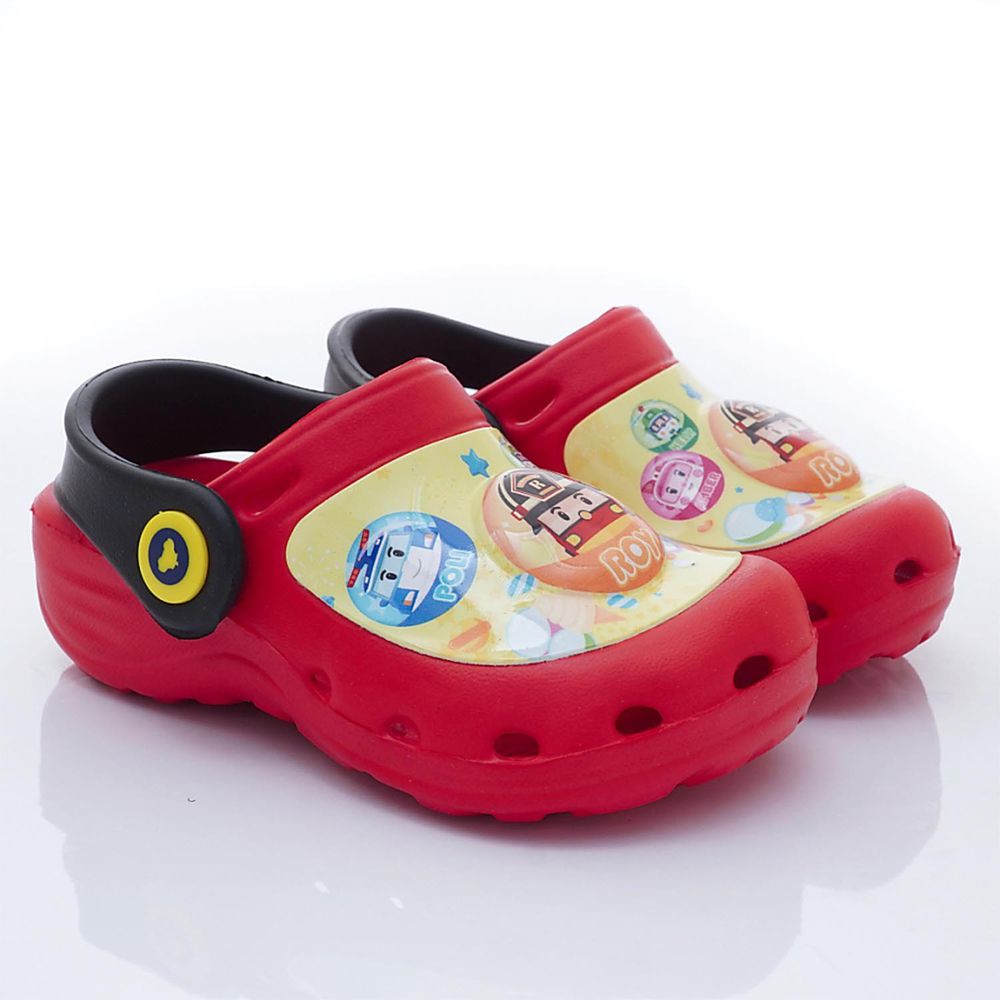 台灣製波力電燈園丁鞋(中小童段)-園丁鞋-紅