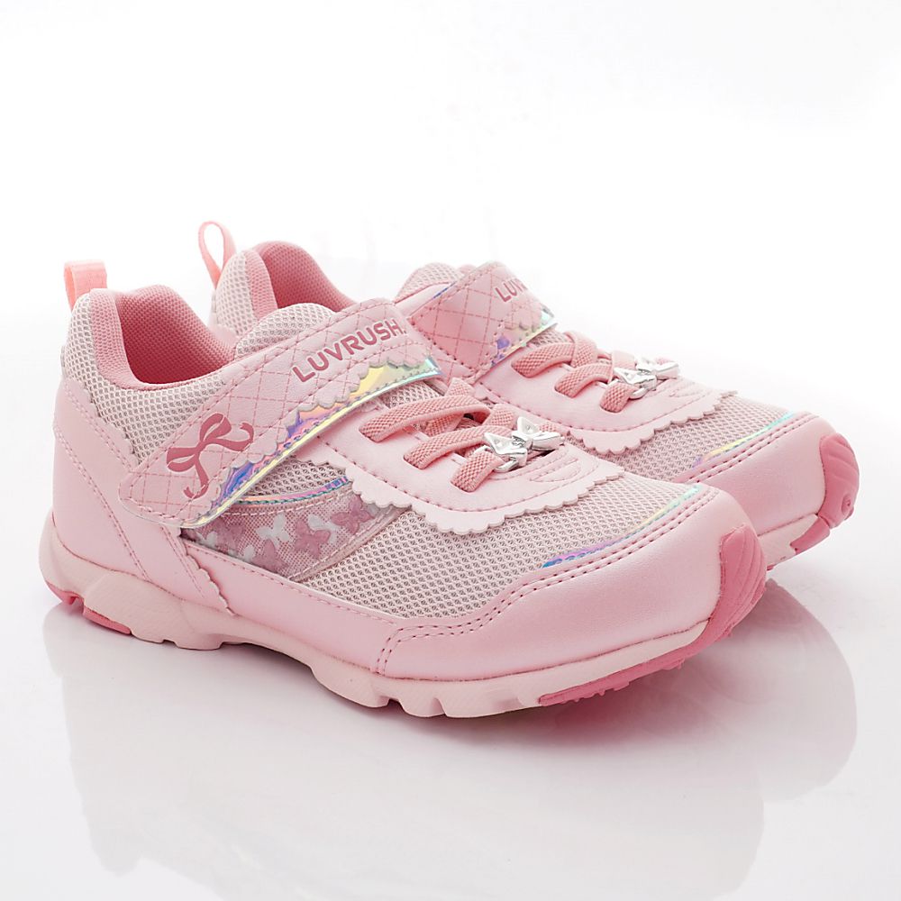 Moonstar日本月星 - 甜心競速運動款(中小童段)-運動鞋-粉