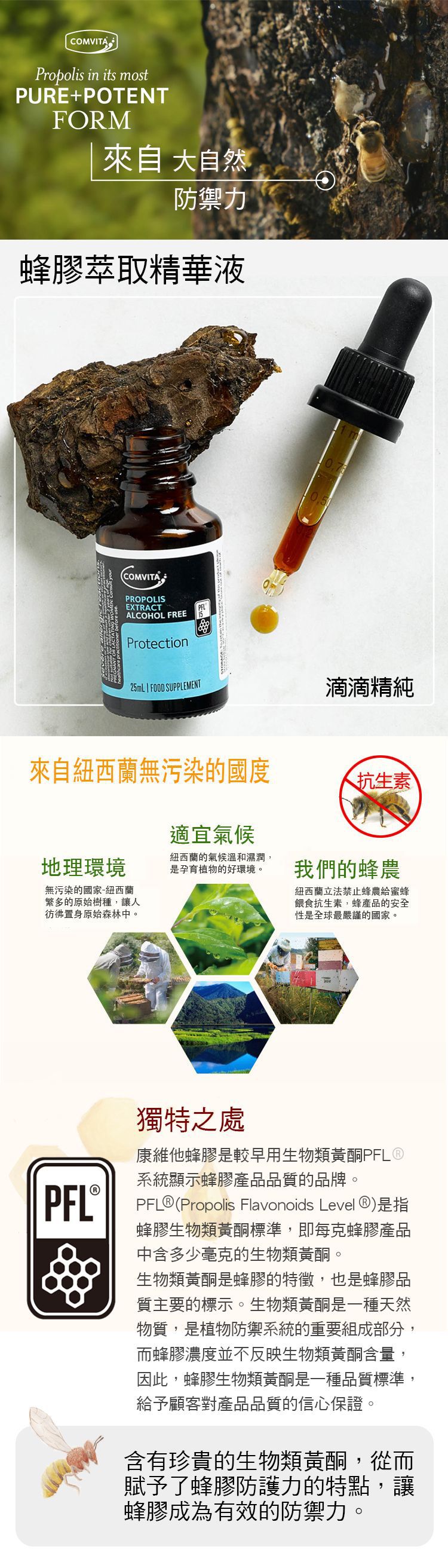 Comvita - 限時優惠組 PFL®15 蜂膠萃取精華液25mlx3瓶-25ml