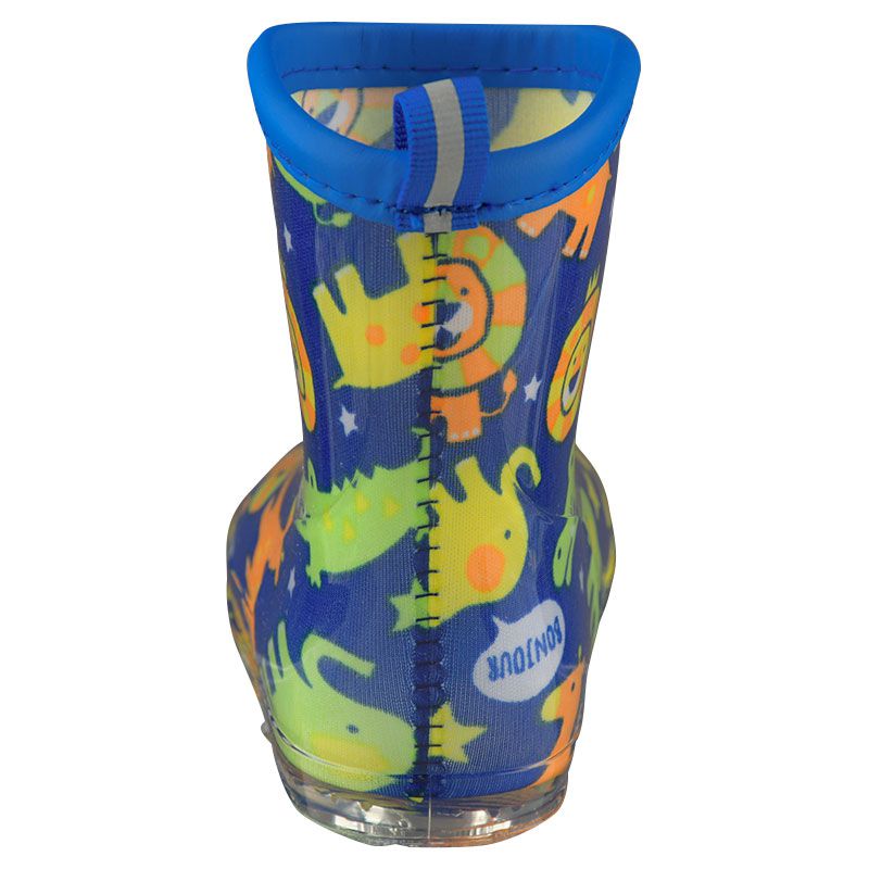 akachan honpo - 雨鞋-動物-深藍色