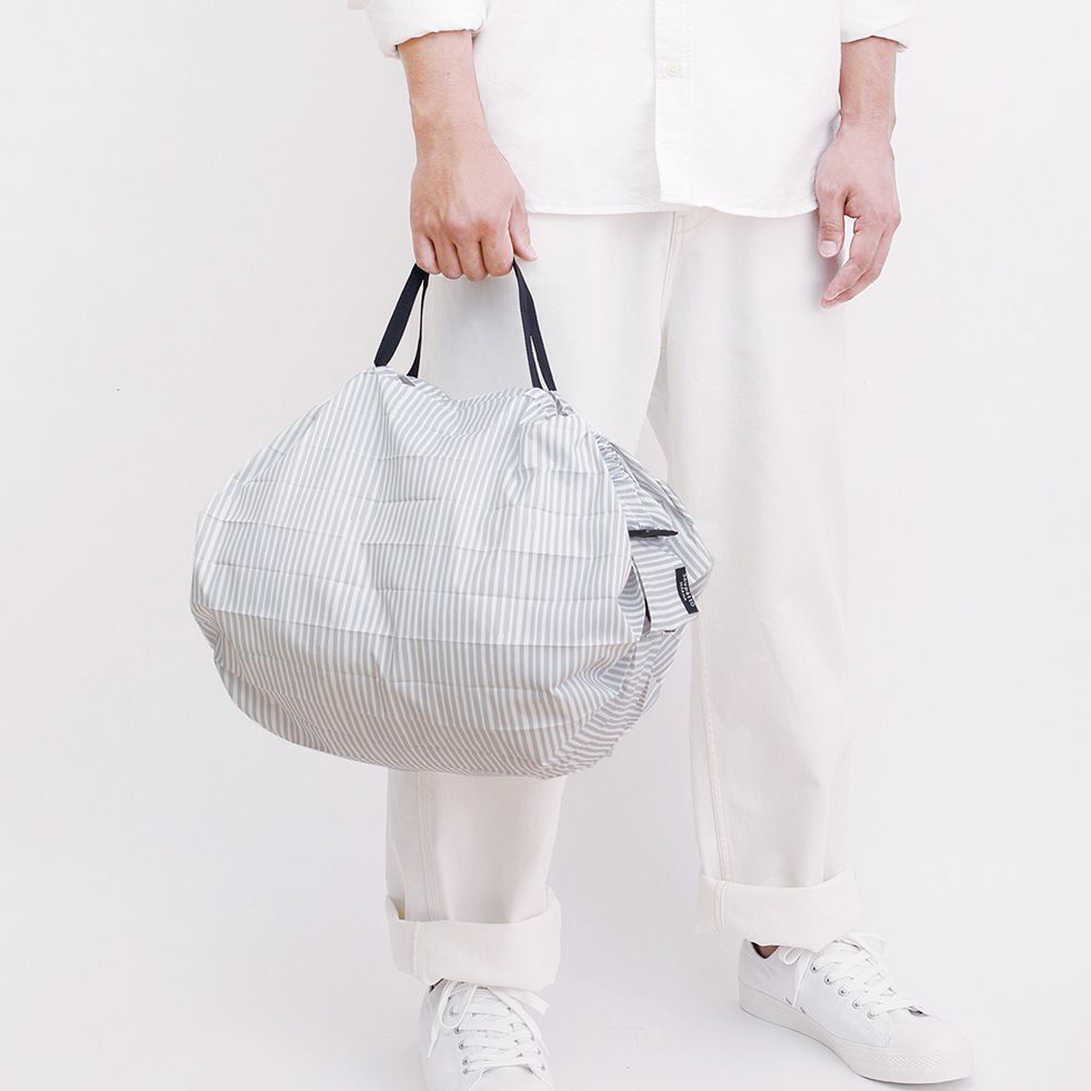 日本 MARNA - Shupatto 秒收摺疊購物袋-五週年限定升級款-文青手帳 (M(30x35cm))-耐重5kg / 15L