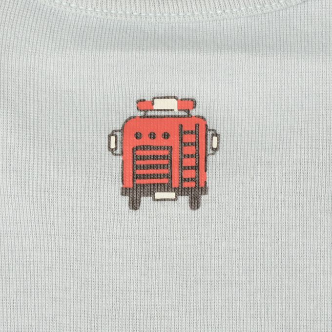 akachan honpo - ah長袖圓領上衣2件組-穿衣練習-藍色