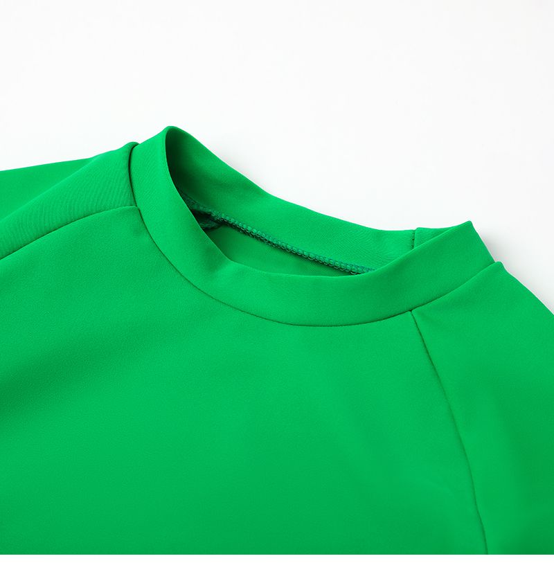 韓國 OZKIZ - 抗UV防曬兒童泳裝-三件組-綠色鱷魚