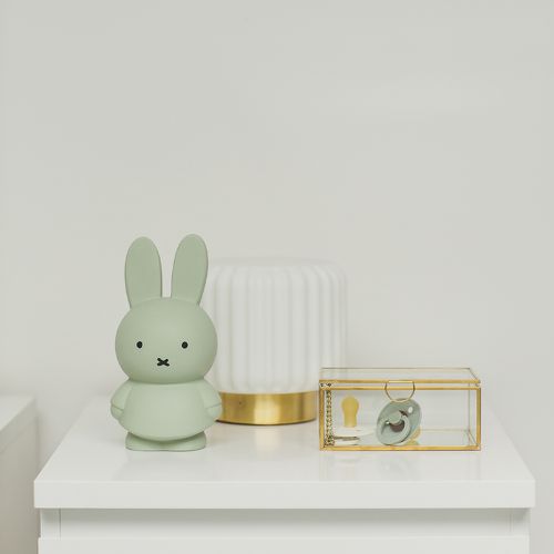 Miffy米菲兔莫蘭迪公仔存錢筒(中號)-藍綠色