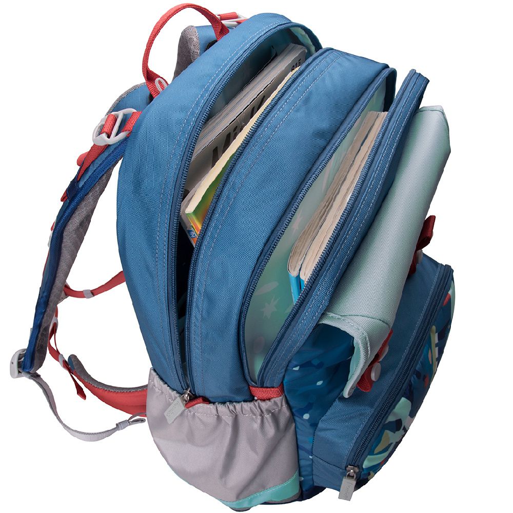 MoonRock - 護脊書包-SP200P 太空漫遊-藍色成長型護脊書包 建議身高120-160cm-21L