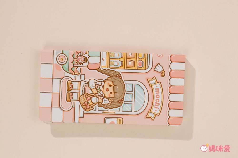 小麻糬方格內頁手帳本/筆記本-糖果小屋 (19.1x9.4cm)