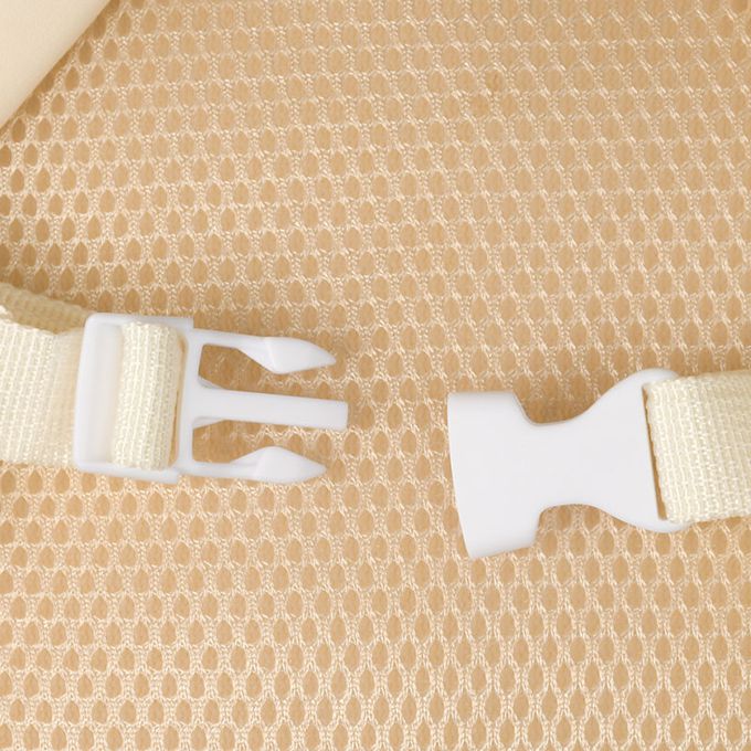 akachan honpo - 防走失背包-小熊刺繡-象牙白色