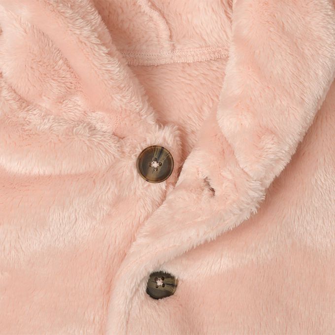 akachan honpo - 刷毛斗篷-粉紅色 (60~80cm)