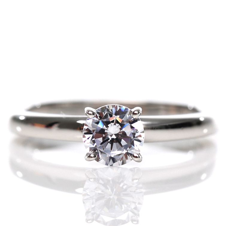 美國ILG鑽飾 - Four Claw New York Fashion 四爪紐約時尚 0.50克拉戒指 – 頂級美國ILG Diamond，媲美真鑽亮度的鑽飾【RI100】-加贈高級珠寶級絨布盒1個-外國抗敏材質電鍍頂級白K金色