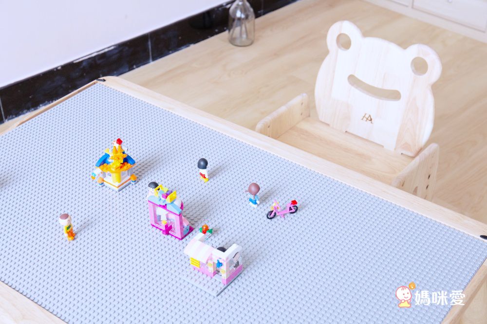 環安傢俱 - 【Fun心趣玩】多用途遊戲桌+【動物椅】-妙妙蛙