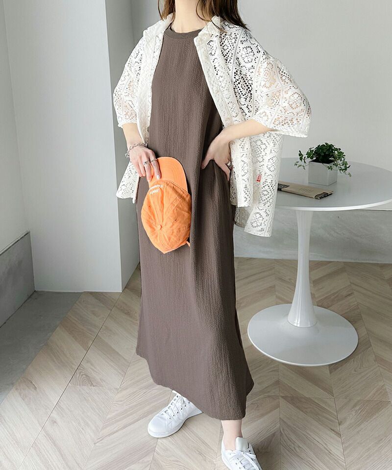 日本 Classical Elf - 極簡圓領修身無袖洋裝-黑