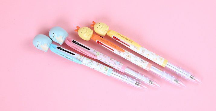 韓國代購 - 角落生物三色原子筆-隨機款式