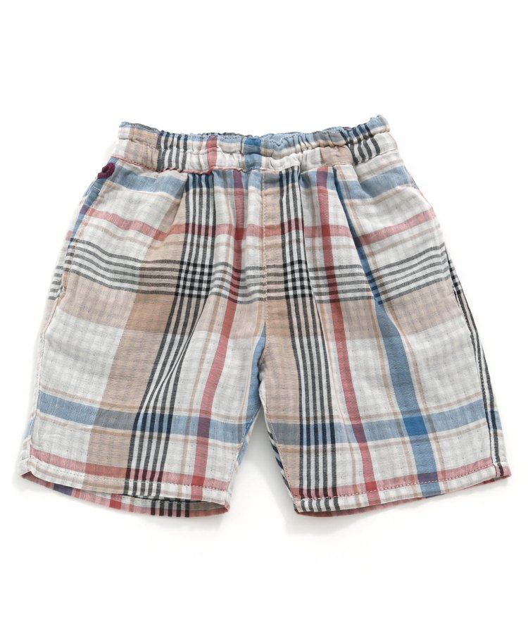 日本 BREEZE - 100%棉定番印花短褲-變形蟲-綠