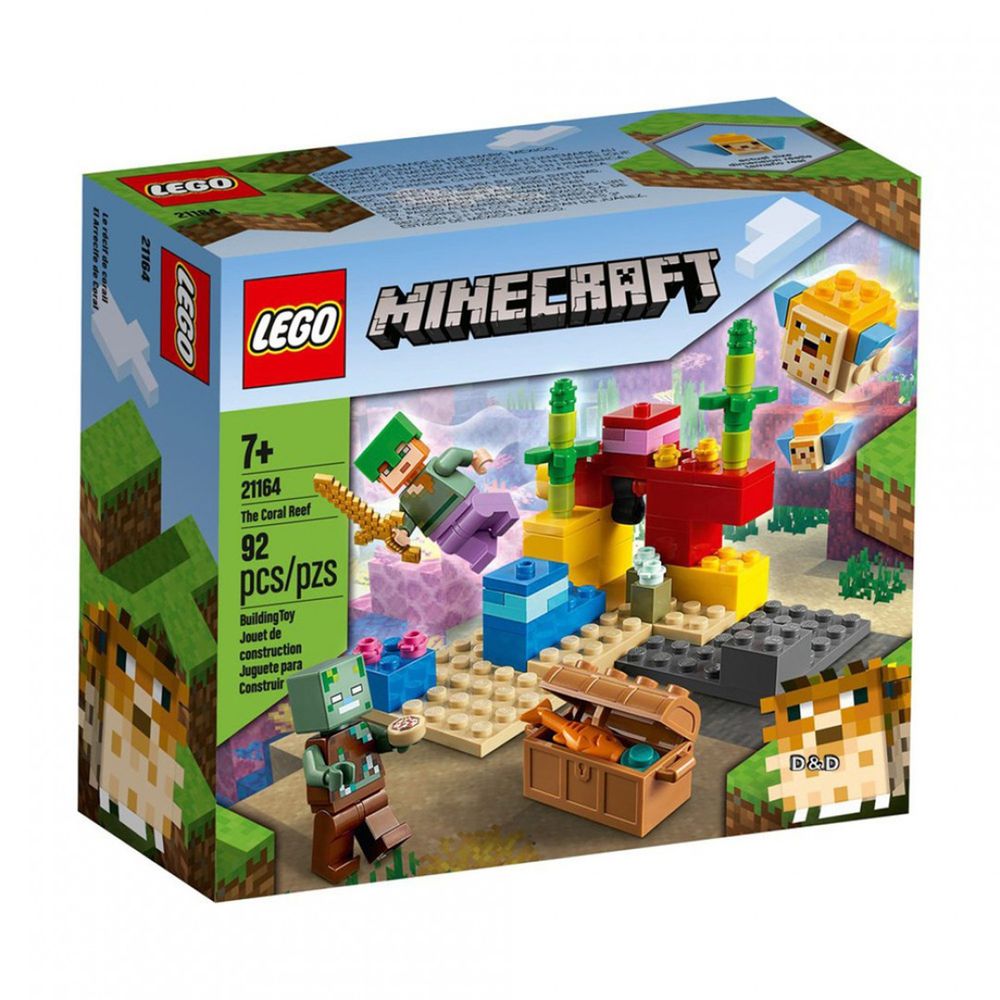 樂高 LEGO - 樂高積木 LEGO《 LT21164 》Minecraft 系列 - The Coral Reef-92pcs