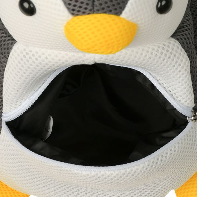 akachan honpo - 防走失背包-網眼 動物-白色 (長19x寬21x高35(cm))