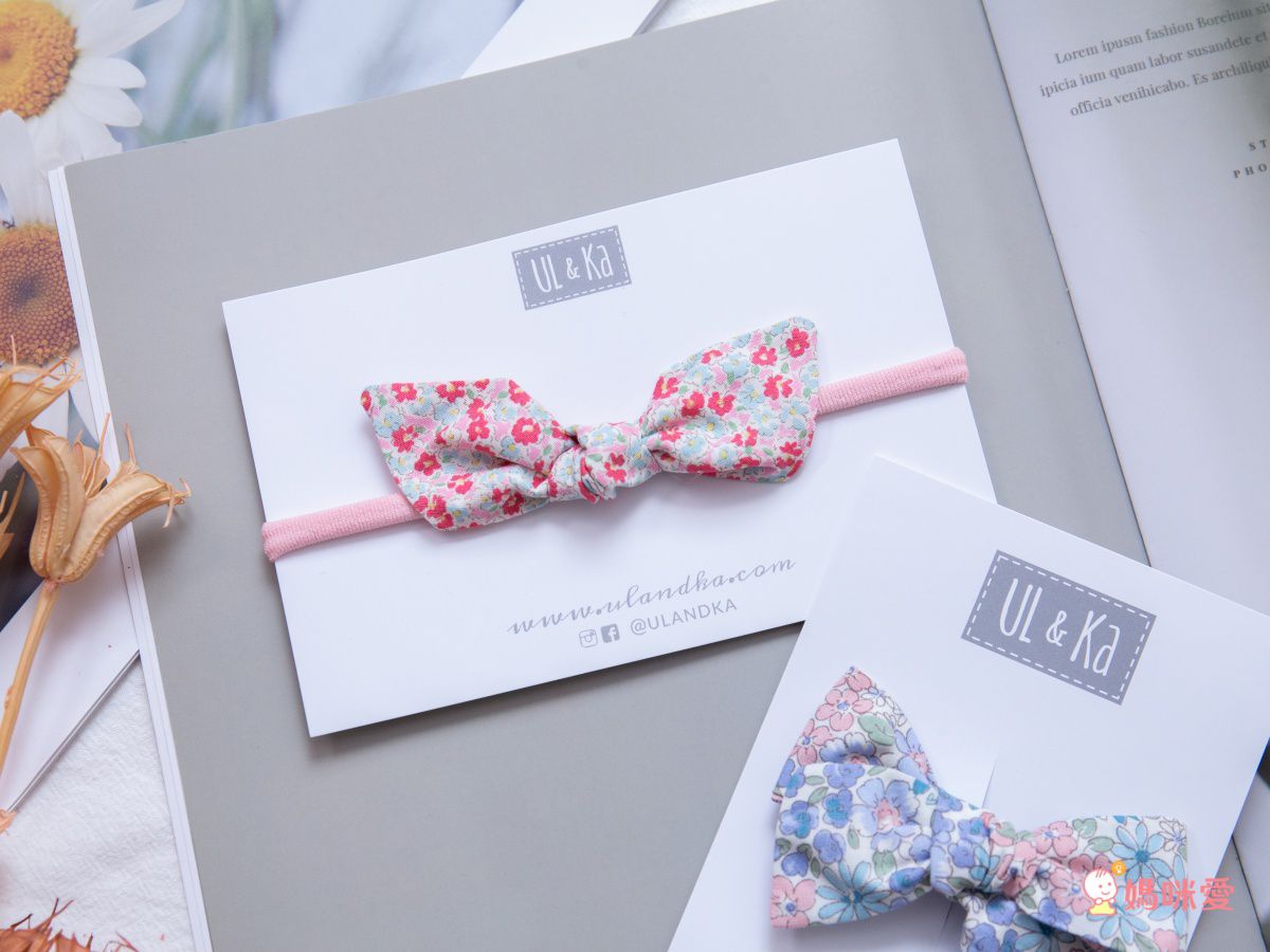 波蘭UL&KA - KHB-25 波蘭手工細繩髮帶-Boho Flowers