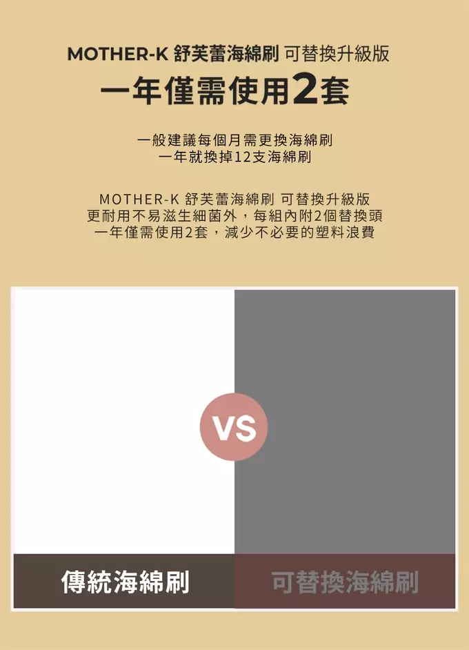 MOTHER-K - 舒芙蕾奶嘴刷升級版(附3替換頭)-落櫻粉