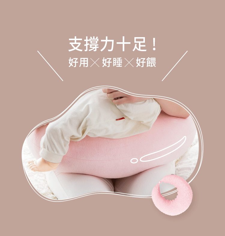 六甲村 Mammy Village - 經典孕婦哺乳枕-秘境藍