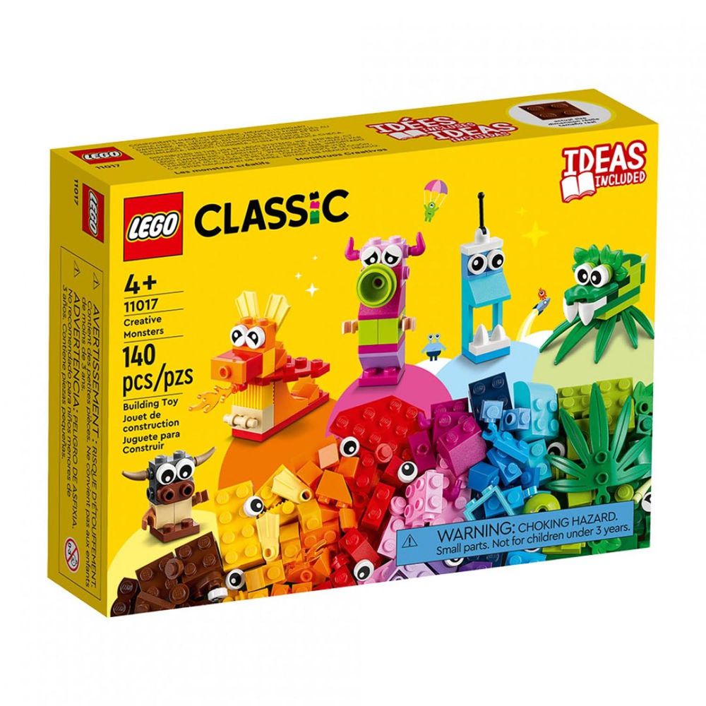 樂高 LEGO - 樂高積木LEGO《 LT11017 》Classic 經典基本顆粒系列 - 創意怪獸套裝-140pcs