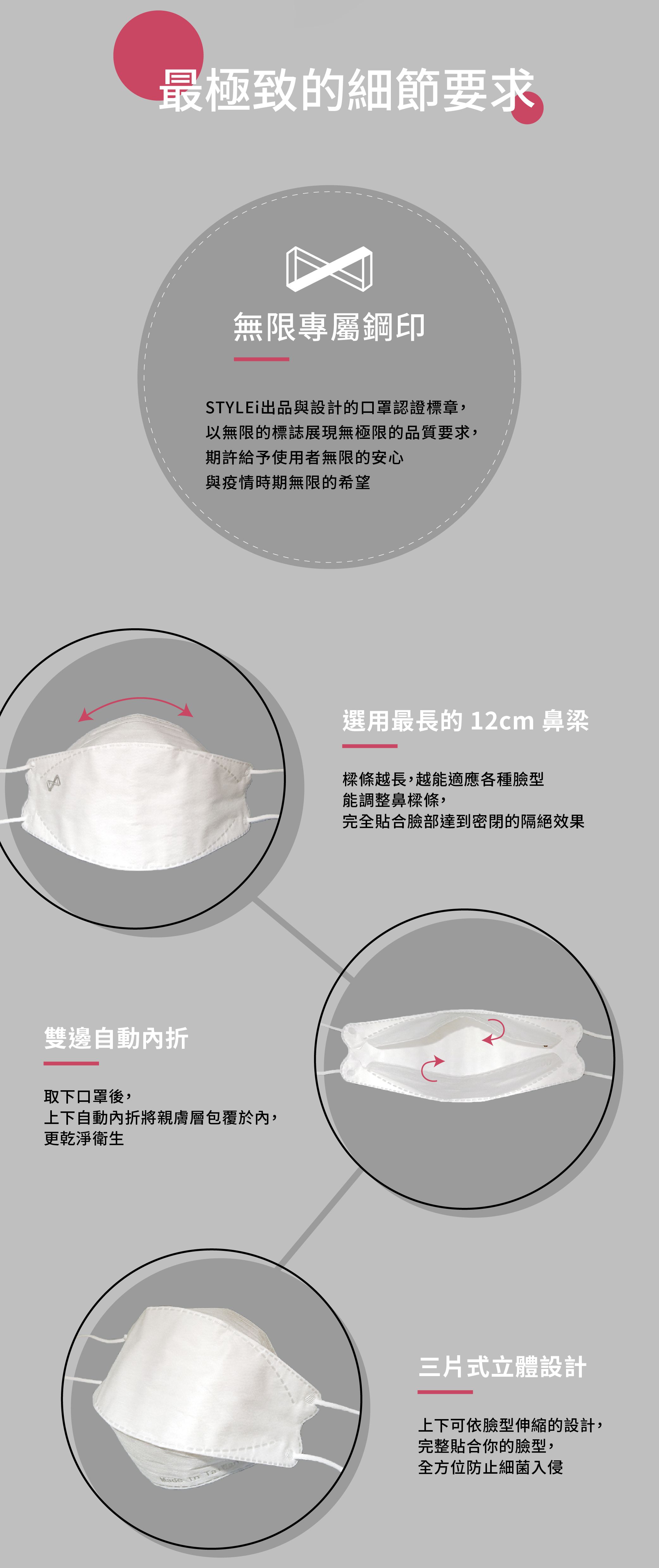 公主系漸層、爆走恐龍【STYLEi 史戴利】雙鋼印兒童口罩