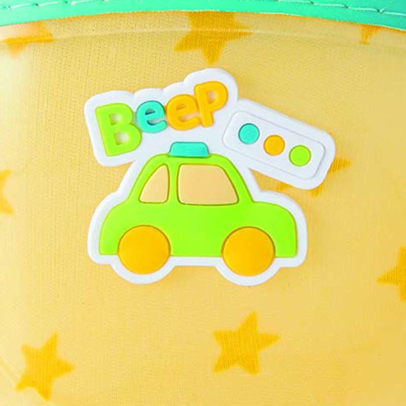 akachan honpo - 雨鞋-汽車-黃色