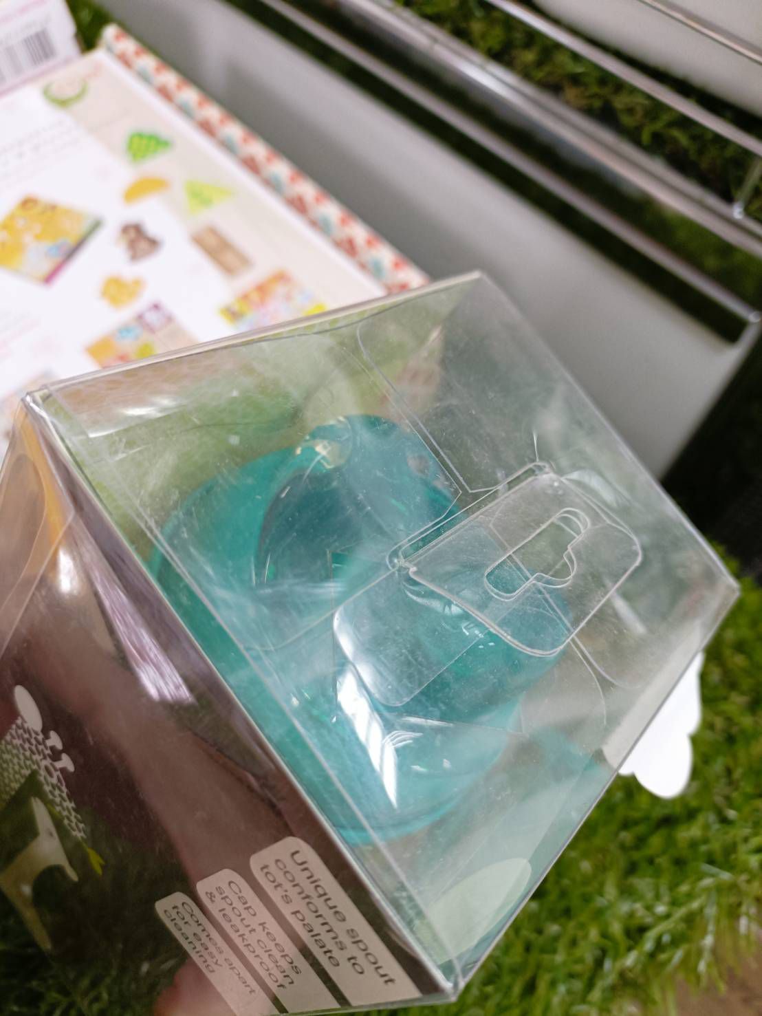 美國 OXO - 【福利品】寶寶握鴨嘴杯-海軍藍