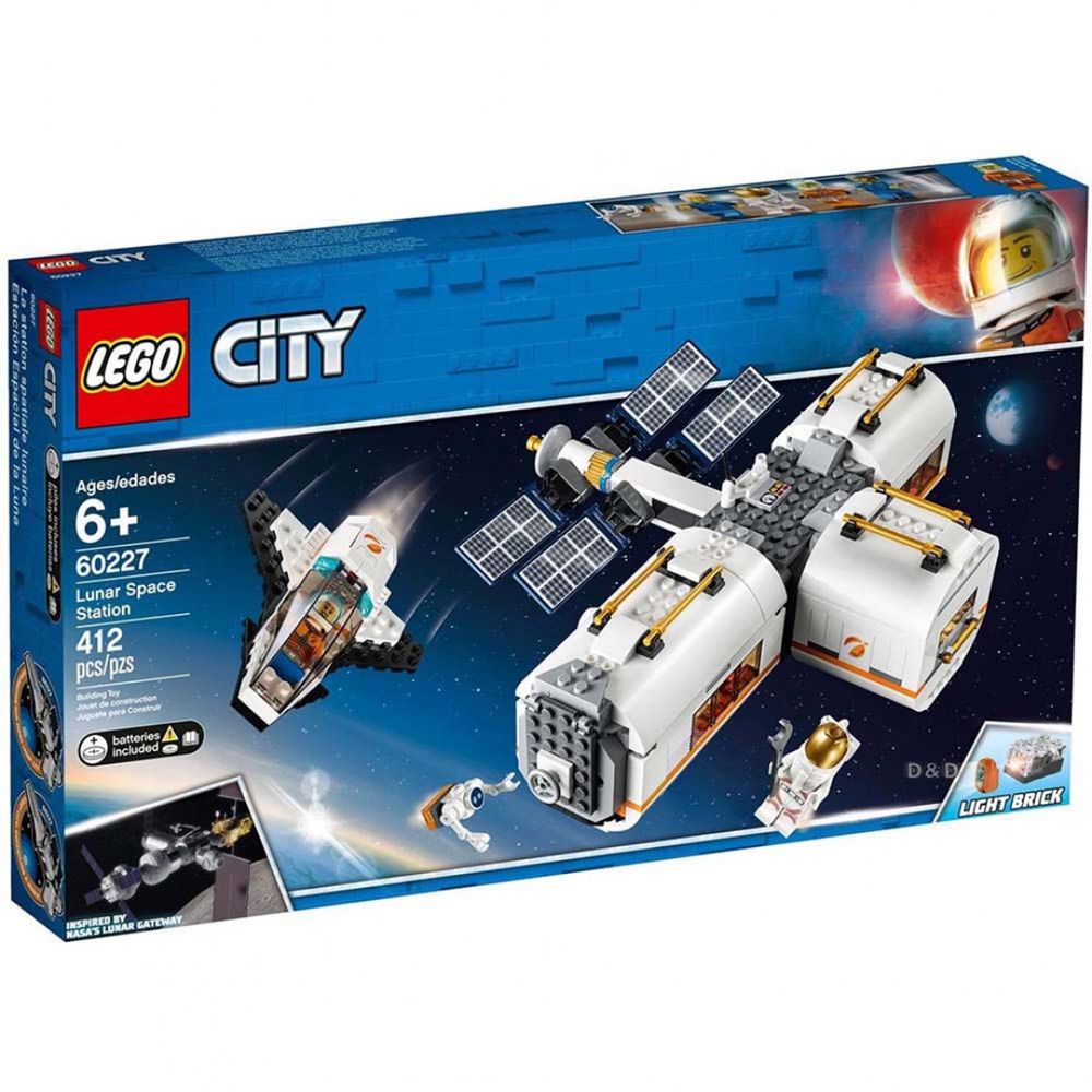 樂高 LEGO - 樂高 CITY 城市太空系列 - 月球太空站 60227-412pcs