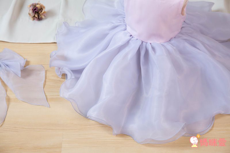 Princess 純手工訂製♚夢幻光澤緞面公主禮服