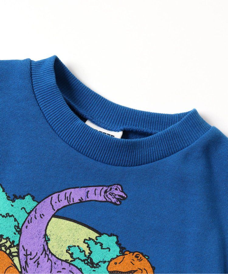 日本 BREEZE - 白堊紀公園純棉裏毛長袖上衣-黑