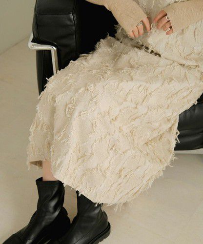 日本 Bou Jeloud - 破壞感抽鬚吊帶裙/洋裝-知性黑