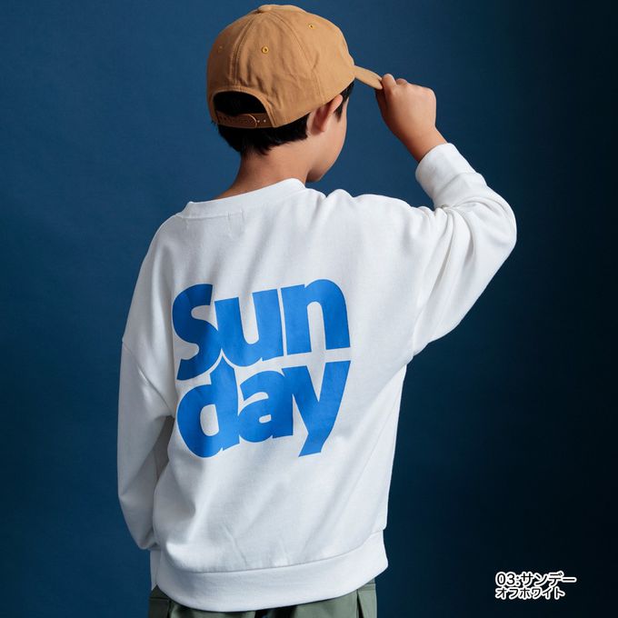 日本 BRANSHES - 裏毛舒適美式休閒上衣-THEATER-黑x藍