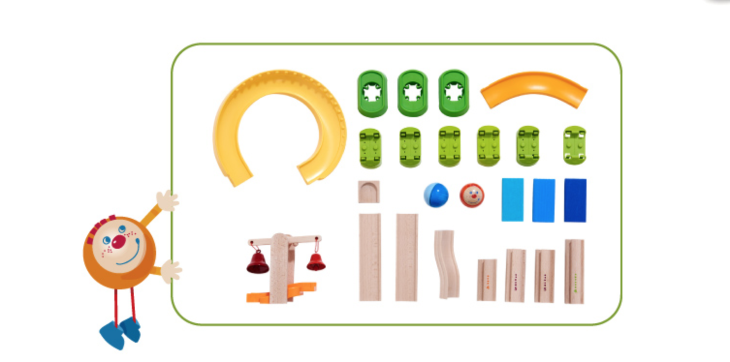 紐倫堡玩具展冠軍！德國【HABA】木製滾球軌道