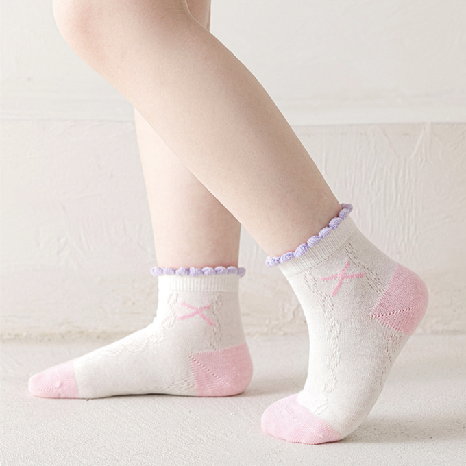 love, charlotte - 夢幻獨角獸短筒棉襪-5 雙一組