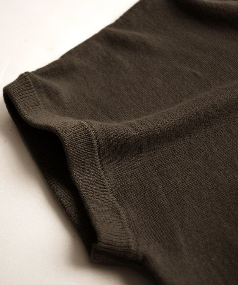 日本 zootie - 100%棉 柔軟薄針織短袖上衣-簡約白