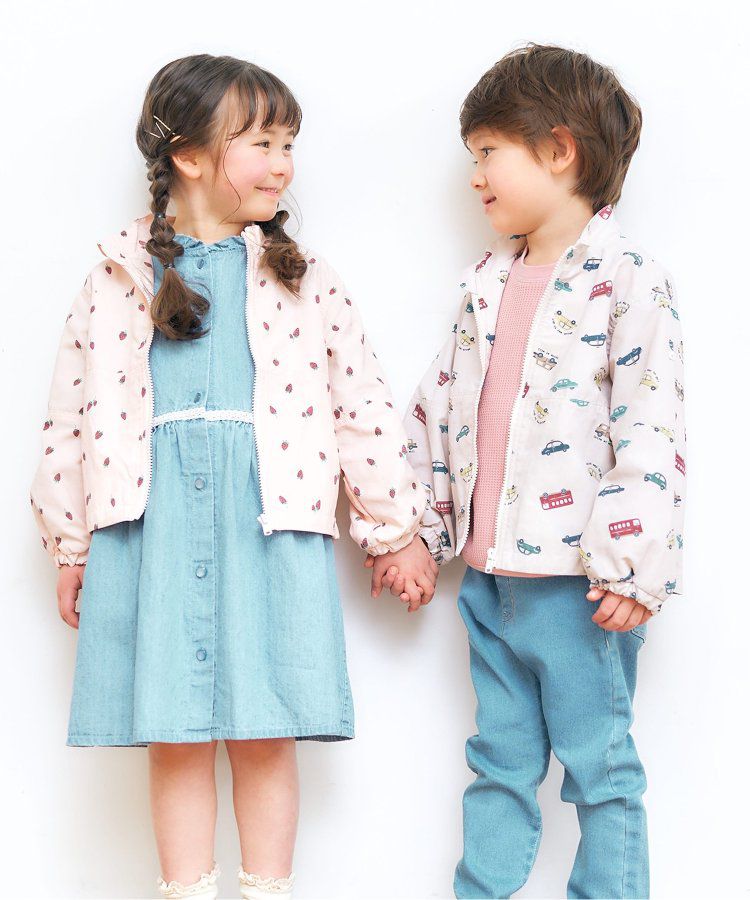 日本 apres les cours - 百搭防潑水薄款防風外套-米白車車